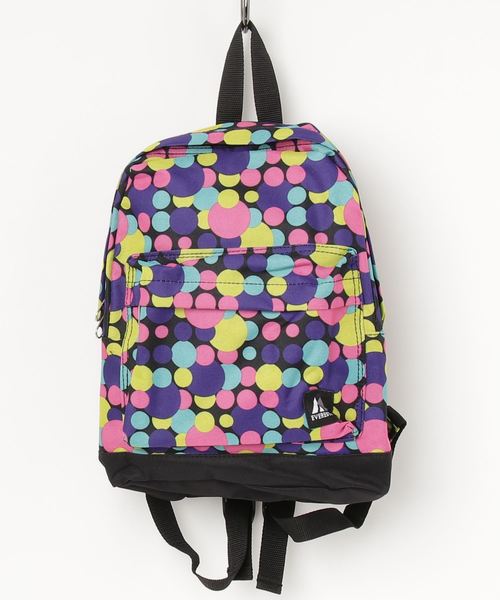 EVEREST（エベレスト）の「EVEREST Pattern Backpack アメリカン柄リュックバッグ（バックパック/リュック・キッズ・パープル/ネイビー/ブルー/グリーン/イエロー×ブラック・FREE）」の5枚目の写真