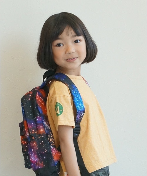 EVEREST（エベレスト）の「EVEREST Pattern Backpack アメリカン柄リュックバッグ（バックパック/リュック・キッズ・パープル/ネイビー/ブルー/グリーン/イエロー×ブラック・FREE）」の10枚目の写真