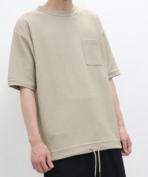 Confirm / コンファーム 変形ワッフルクルーカットソー