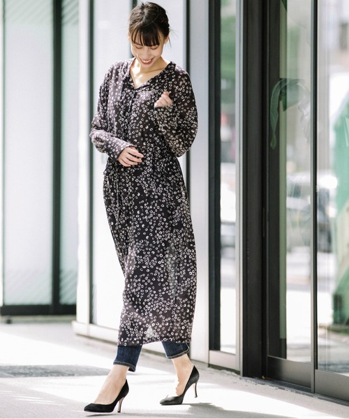 Munich（ミューニック）の「Munichオリジナルプリント　3WAYシャツワンピース（ワンピース・レディース・その他/レオパード/ドット・FREE）」の2枚目の写真