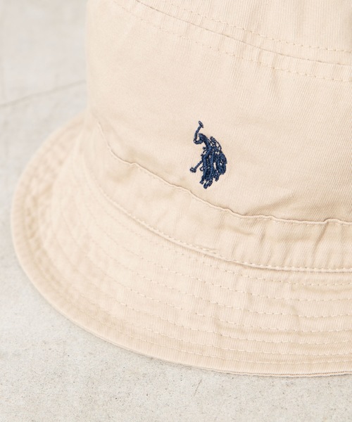 U.S. POLO ASSN.(ユーエスポロアッスン)の「∴WEGO/U.S. POLO ASSN.別注バケットハット(ハット・メンズ・ブラウン/ベージュ/ブラック/ダークオレンジ・FREE)」の6枚目の写真