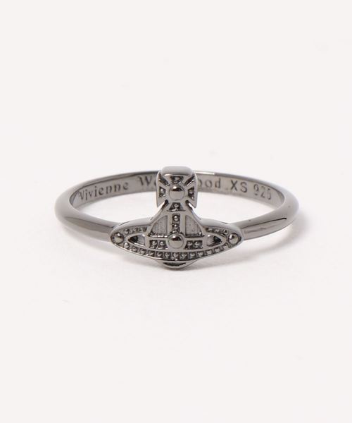 Vivienne Westwood（ヴィヴィアンウエストウッド）の「64040049/ OSLO RING（リング・レディース・ブラック/シルバー/ゴールド/ピンク・X-SMALL/XX-SMALL/SMALL/MEDIUM/LARGE）」の2枚目の写真