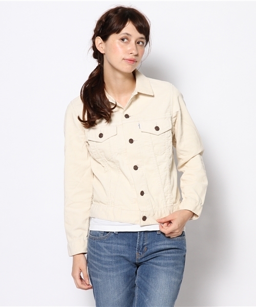 BEAMS BOY（ビームスボーイ）の「◎orslow / 60s CORD JACKET（ブルゾン・レディース・ホワイト/ブラウン・1/2）」の14枚目の写真