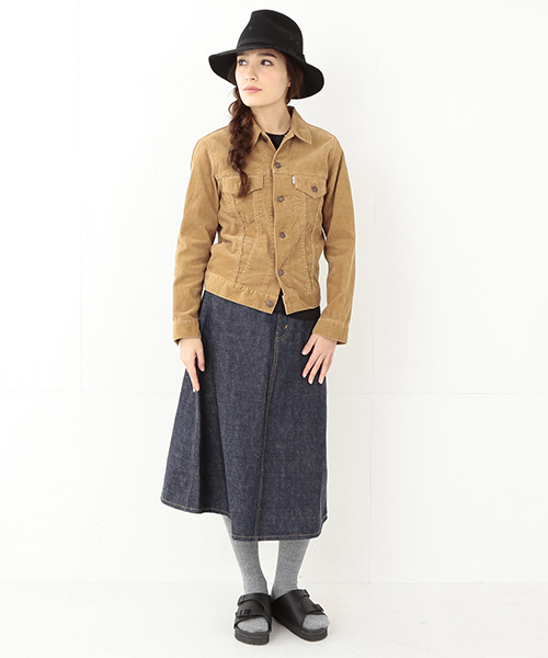 BEAMS BOY（ビームスボーイ）の「◎orslow / 60s CORD JACKET（ブルゾン・レディース・ホワイト/ブラウン・1/2）」の12枚目の写真