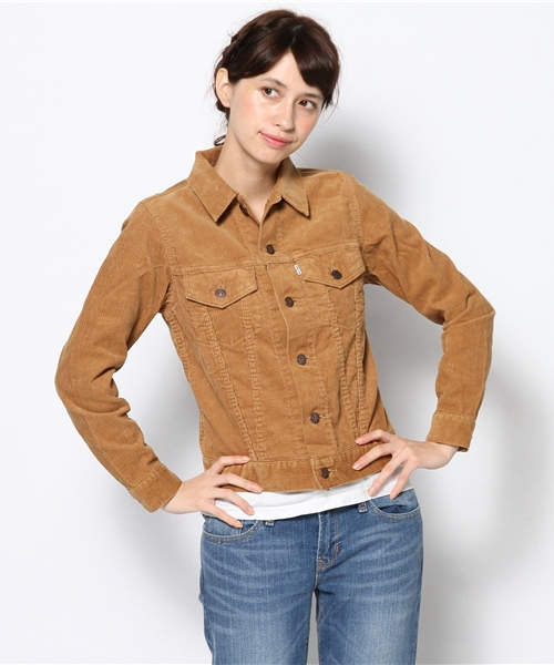 BEAMS BOY（ビームスボーイ）の「◎orslow / 60s CORD JACKET（ブルゾン・レディース・ホワイト/ブラウン・1/2）」の13枚目の写真