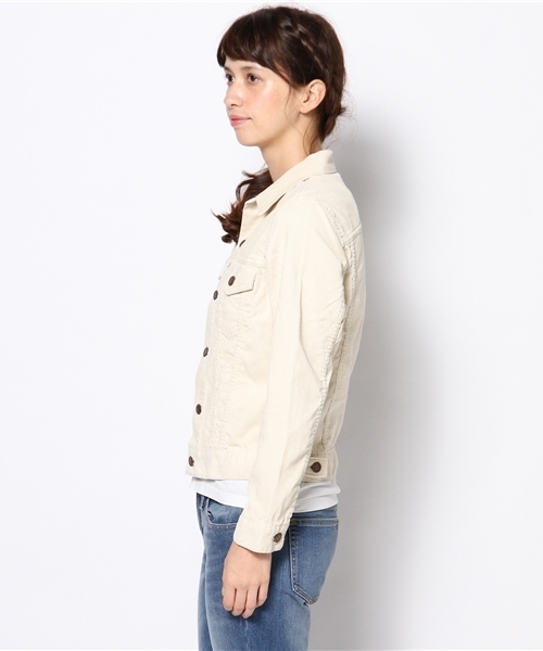 BEAMS BOY（ビームスボーイ）の「◎orslow / 60s CORD JACKET（ブルゾン・レディース・ホワイト/ブラウン・1/2）」の7枚目の写真
