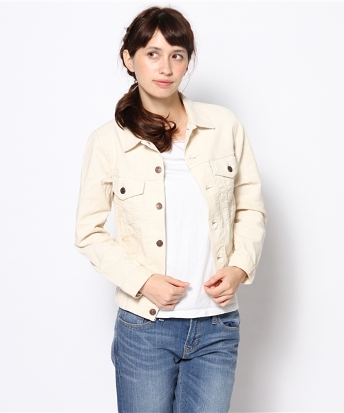 BEAMS BOY（ビームスボーイ）の「◎orslow / 60s CORD JACKET（ブルゾン・レディース・ホワイト/ブラウン・1/2）」の9枚目の写真