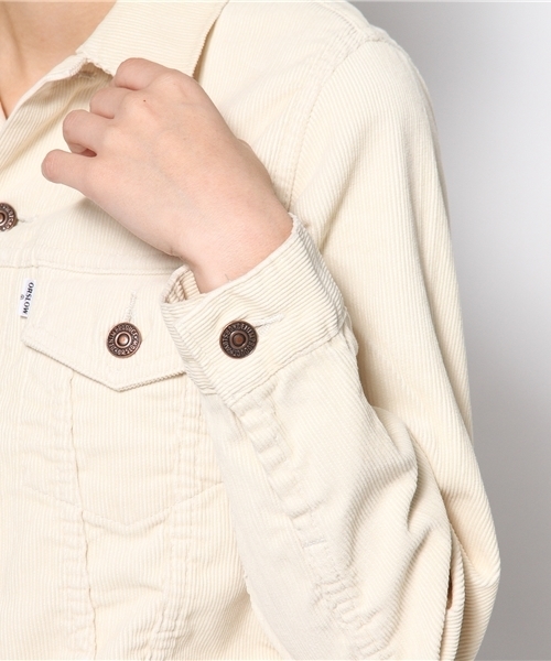 BEAMS BOY（ビームスボーイ）の「◎orslow / 60s CORD JACKET（ブルゾン・レディース・ホワイト/ブラウン・1/2）」の11枚目の写真