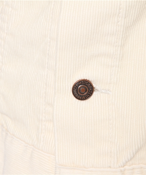 BEAMS BOY（ビームスボーイ）の「◎orslow / 60s CORD JACKET（ブルゾン・レディース・ホワイト/ブラウン・1/2）」の5枚目の写真