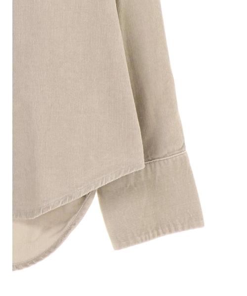 AMERICAN HOLIC（アメリカンホリック）の「コール天シャツジャケット　＊（シャツ/ブラウス・レディース・アイボリー/グレイッシュベージュ/キャメル・M/L）」の15枚目の写真