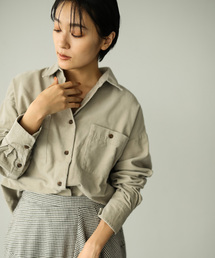 AMERICAN HOLIC | コール天シャツジャケット(シャツ/ブラウス)