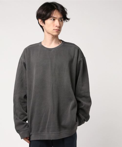 C.E.L.STORE（セルストア）の「COMFORT COLORS/コンフォートカラーズ GARMENT DYE CREW SWEAT（スウェット・メンズ・ホワイト/ブラック/ブルー/グリーン・MEDIUM/LARGE/X-LARGE）」の18枚目の写真