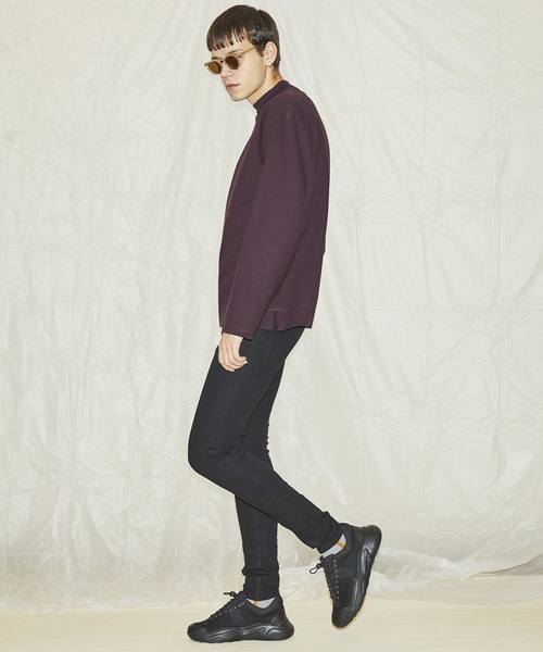 MAISON SPECIAL（メゾンスペシャル）の「【ZOZOTOWN限定】“驚愕のストレッチ” CALIK DENIM/カリクデニム ウルトラストレッチスーパースキニーデニムパンツ 【MAISON SPECIAL/メゾンスペシャル】（デニムパンツ・メンズ・ブラック・44/46/48）」の8枚目の写真