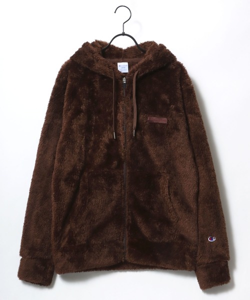 Champion(チャンピオン)の「Champion/チャンピオン シェルパフリース フルジップパーカー/ボアジャケット レディース メンズ ブルゾン(ブルゾン・メンズ・ブラック/ベージュ/ネイビー/チャコール/ブラウン・M/L/XL)」の21枚目の写真