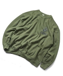 実物 新品 米軍U.S.M.C.トレーナースウェットシャツ