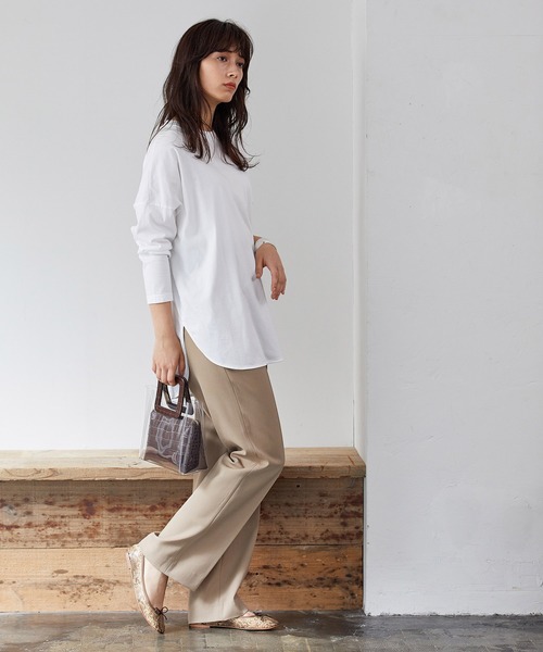 Adam et Rope&#39; - 新品タグ付＊ADAM ET ROPE&#39; 強撚コットンチュニックTEE 美品 ADAM ET ROPE' 強撚コットンチュニックTEE - メルカリ