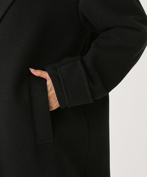 AZUL by moussy(アズールバイマウジー)の「OVER LOOSE CHESTER COAT/オーバールーズチェスターコート(チェスターコート・レディース・ブラック/ブラウン/グリーン系その他・SMALL/MEDIUM)」の10枚目の写真