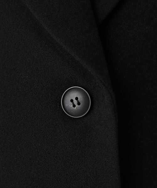 AZUL by moussy(アズールバイマウジー)の「OVER LOOSE CHESTER COAT/オーバールーズチェスターコート(チェスターコート・レディース・ブラック/ブラウン/グリーン系その他・SMALL/MEDIUM)」の11枚目の写真