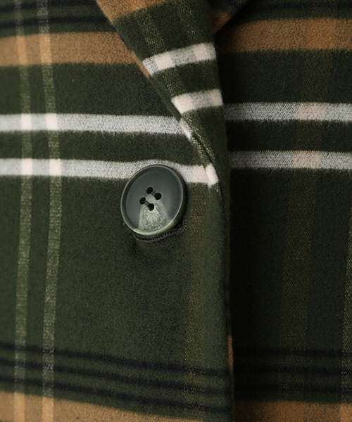 AZUL by moussy(アズールバイマウジー)の「OVER LOOSE CHESTER COAT/オーバールーズチェスターコート(チェスターコート・レディース・ブラック/ブラウン/グリーン系その他・SMALL/MEDIUM)」の19枚目の写真