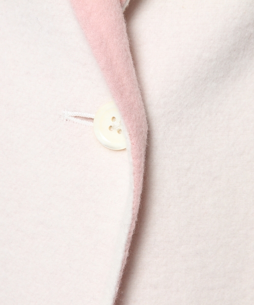 ポールスミス Paul smith ウィメンズ ウールリバーコート バイカラー