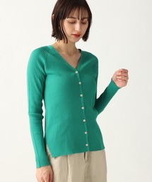 A part by | 14GCoAceリブVネックカーディガン 910306(カーディガン/ボレロ)