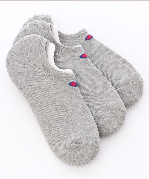 Champion（チャンピオン）の「【CHAMPION/チャンピオン】ゴーストソックス無地３Ｐ　靴下　3枚組（ソックス/靴下・メンズ・ホワイト/ブラック/ネイビー/グレー・MEDIUM/LARGE/SMALL）」の3枚目の写真