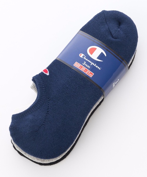 Champion（チャンピオン）の「【CHAMPION/チャンピオン】ゴーストソックス無地３Ｐ　靴下　3枚組（ソックス/靴下・メンズ・ホワイト/ブラック/ネイビー/グレー・MEDIUM/LARGE/SMALL）」の11枚目の写真