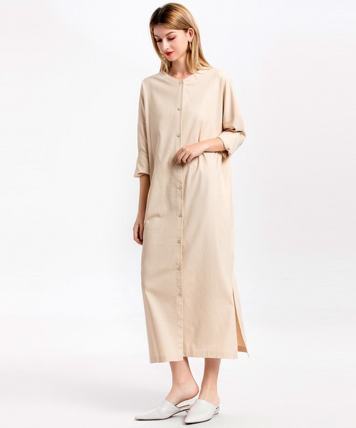 SMILE ORCHID（スマイルオーキッド）の「前後2way リネン混ロング