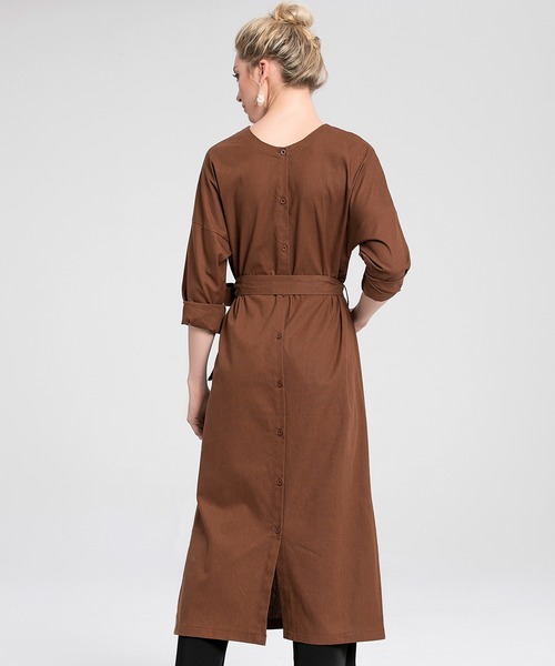 SMILE ORCHID（スマイルオーキッド）の「前後2way リネン混ロング