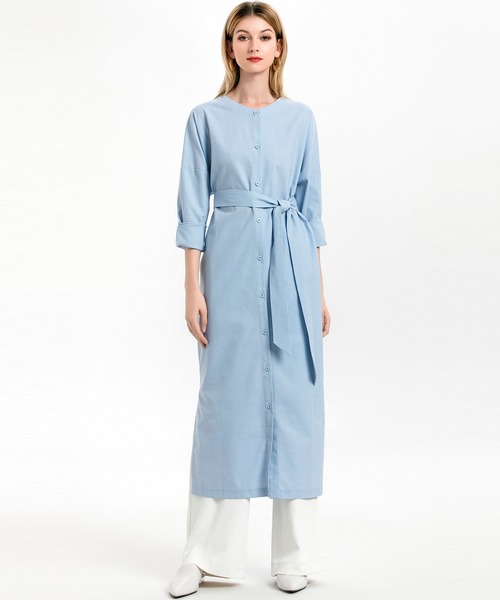 SMILE ORCHID（スマイルオーキッド）の「前後2way リネン混ロング