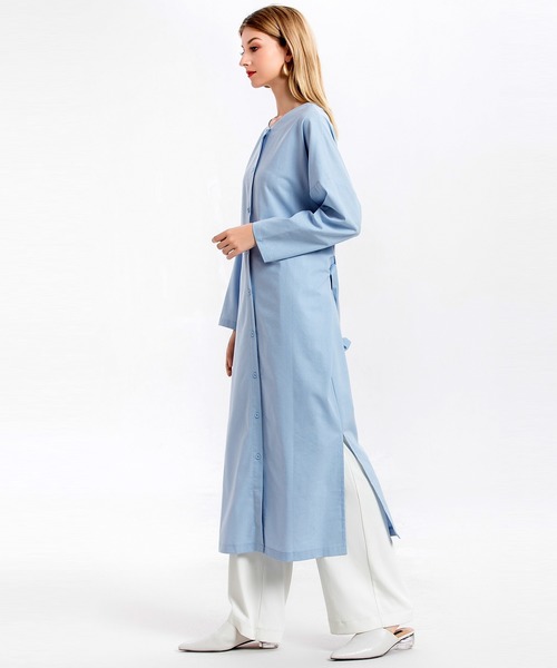 SMILE ORCHID（スマイルオーキッド）の「前後2way リネン混ロング