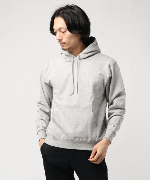 Russell Athletic（ラッセルアスレティック）の「【RUSSEL ATHLETIC / ラッセル・アスレティック】ラッセル×ドゥニーム プルオーバーパーカー-DNM-（パーカー・メンズ・杢グレー/ネイビー/ホワイト/イエロー/ブラック・LARGE/X-LARGE/MEDIUM）」の13枚目の写真