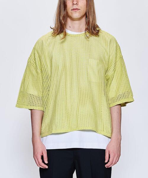 Jieda（ジエダ）の「＜JieDa＞ MESH OVER TEE/Tシャツ（Tシャツ 