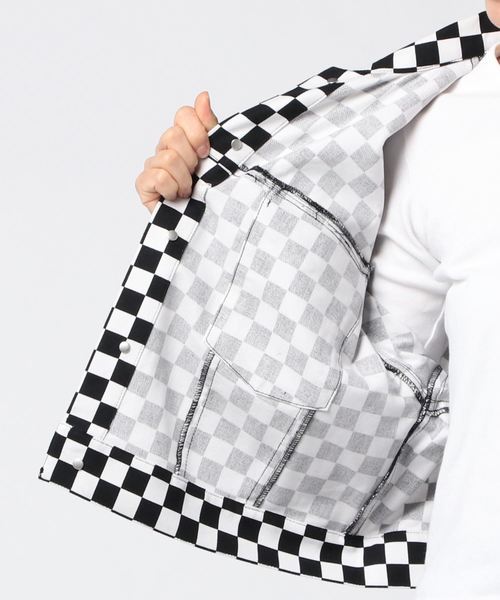 WEGO（ウィゴー）の「WEGO/【セットアップ対応商品】パターンショートジャケット（ブルゾン・レディース・ブラック/アニマル/ブラック系その他2・FREE）」の6枚目の写真