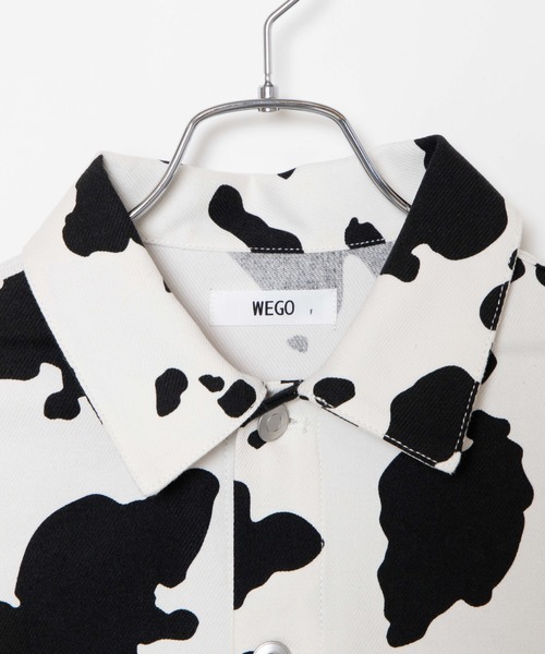 WEGO（ウィゴー）の「WEGO/【セットアップ対応商品】パターンショートジャケット（ブルゾン・レディース・ブラック/アニマル/ブラック系その他2・FREE）」の19枚目の写真