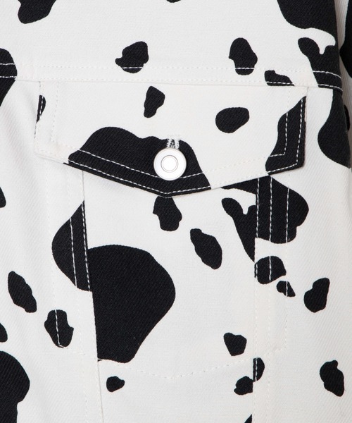 WEGO（ウィゴー）の「WEGO/【セットアップ対応商品】パターンショートジャケット（ブルゾン・レディース・ブラック/アニマル/ブラック系その他2・FREE）」の18枚目の写真