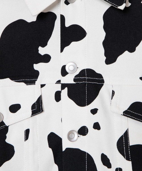 WEGO（ウィゴー）の「WEGO/【セットアップ対応商品】パターンショートジャケット（ブルゾン・レディース・ブラック/アニマル/ブラック系その他2・FREE）」の17枚目の写真