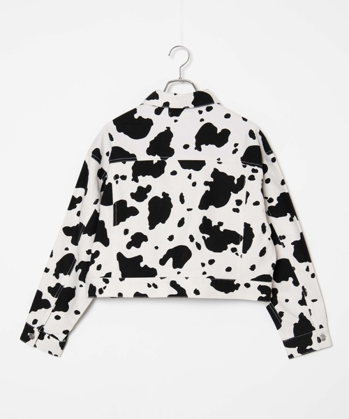 WEGO（ウィゴー）の「WEGO/【セットアップ対応商品】パターンショートジャケット（ブルゾン・レディース・ブラック/アニマル/ブラック系その他2・FREE）」の20枚目の写真