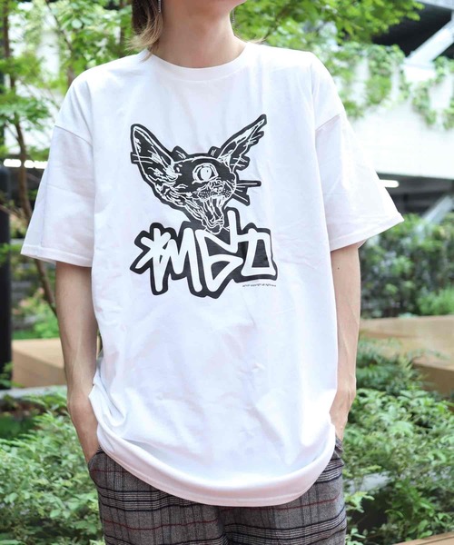 AFYF(エーエフワイエフ)の「【プチプライス】AFYF GILDAN BODYSOUVENIR T SHIRT3/オーバーサイズ ギルダン スーベニア プリントTシャツ(Tシャツ/カットソー)」|ホワイト系その他