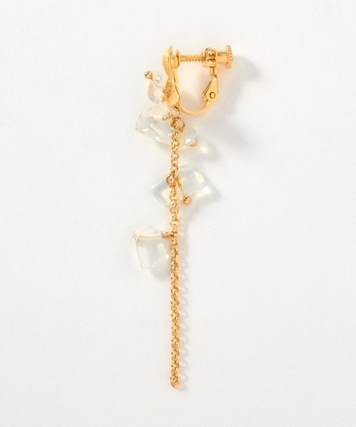 flower（フラワー）の「クリスタルフラワーイヤリング（イヤリング・レディース・ゴールド・FREE）」の6枚目の写真