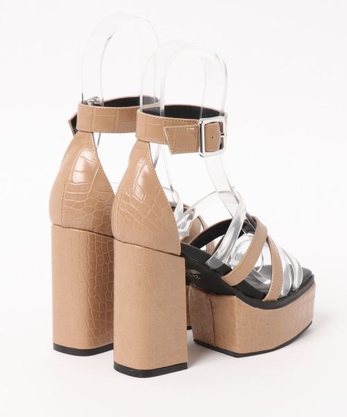 ENVYM（アンビー）の「ＰＶＣコンビサンダル（サンダル・レディース・ブラック/ベージュ・23.5cm/24.5cm/22.5cm）」の10枚目の写真