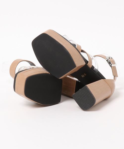 ENVYM（アンビー）の「ＰＶＣコンビサンダル（サンダル・レディース・ブラック/ベージュ・23.5cm/24.5cm/22.5cm）」の11枚目の写真