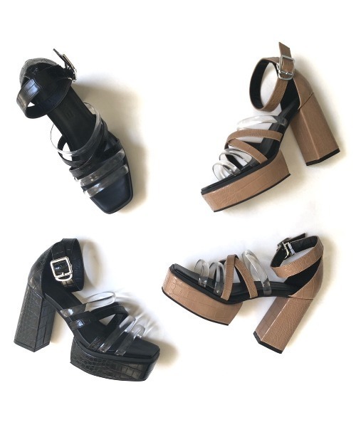 ENVYM（アンビー）の「ＰＶＣコンビサンダル（サンダル・レディース・ブラック/ベージュ・23.5cm/24.5cm/22.5cm）」の8枚目の写真