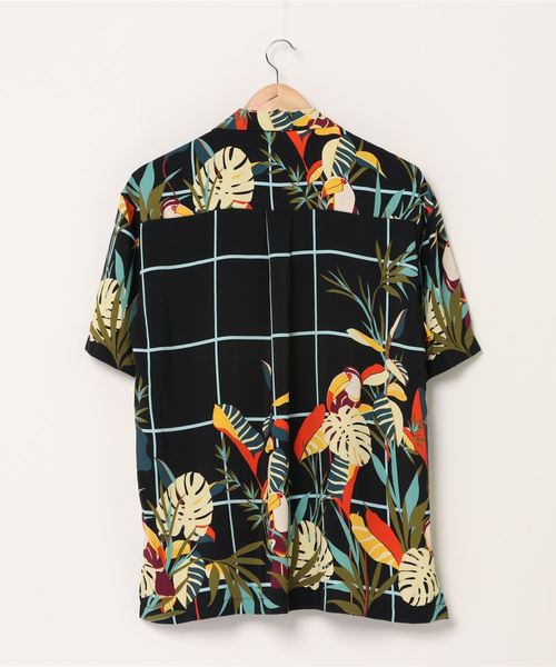 VIBGYOR（ヴィブジョー）の「VIBGYOR Select/リーフアロハオープン半袖シャツ(FL)（シャツ/ブラウス・メンズ・ホワイト/ブラック/ベージュ/ターコイズブルー・MEDIUM/LARGE/X-LARGE）」の13枚目の写真