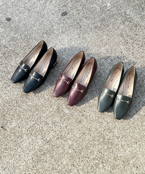NEUE THE MARKET(ノイエザマーケット)の「ビット金具付きローファーパンプス/91401(パンプス・レディース・ボルドー/ブラック/カーキ/ブラック系その他・22.5cm/24.5cm/23.5cm/23cm/24cm)」の13枚目の写真