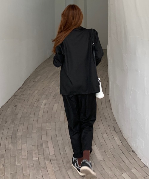 Girly Doll（ガーリードール）の「ジャケットパンツセットアップ（セットアップ・レディース・ブラック/ベージュ/モカ/ネイビー・FREE）」の19枚目の写真