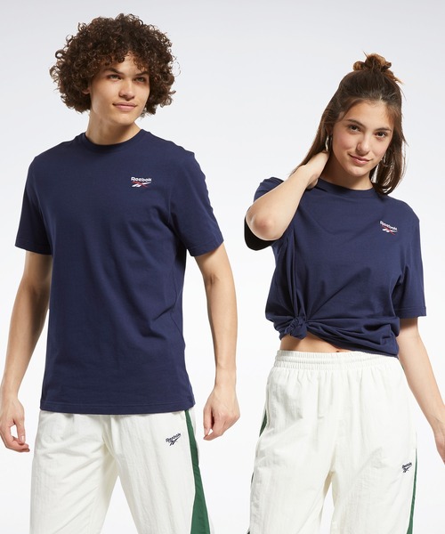 Reebok(リーボック)の「クラシックス スモール ベクター Tシャツ / Classics Small Vector Tee(Tシャツ/カットソー・メンズ・ホワイト/ブラック/ネイビー・SMALL/MEDIUM/LARGE/X-LARGE/XX-LARGE)」の1枚目の写真