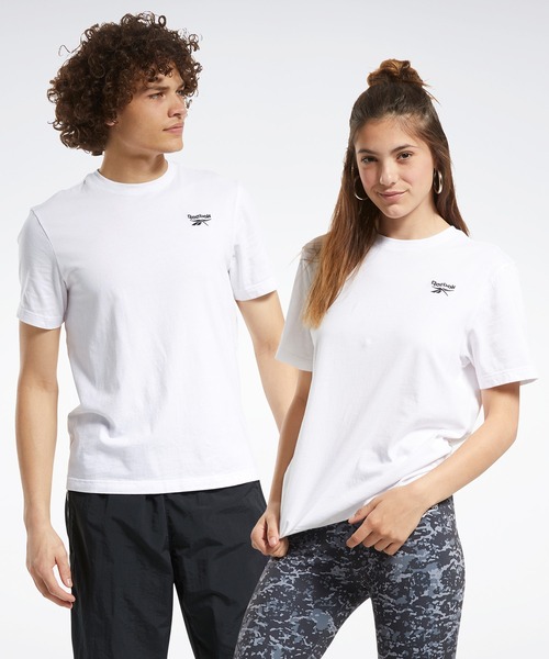 Reebok(リーボック)の「クラシックス スモール ベクター Tシャツ / Classics Small Vector Tee(Tシャツ/カットソー・メンズ・ホワイト/ブラック/ネイビー・SMALL/MEDIUM/LARGE/X-LARGE/XX-LARGE)」の2枚目の写真