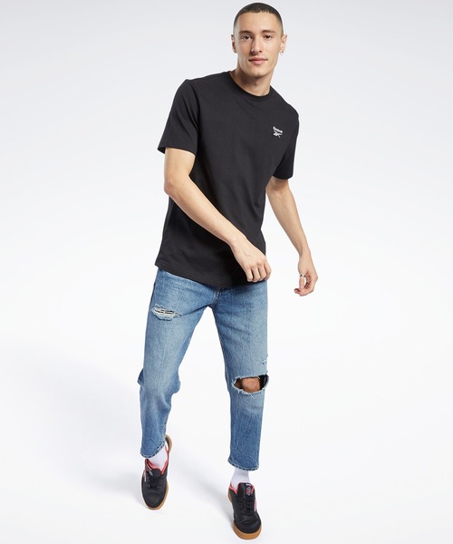 Reebok(リーボック)の「クラシックス スモール ベクター Tシャツ / Classics Small Vector Tee(Tシャツ/カットソー・メンズ・ホワイト/ブラック/ネイビー・SMALL/MEDIUM/LARGE/X-LARGE/XX-LARGE)」の10枚目の写真