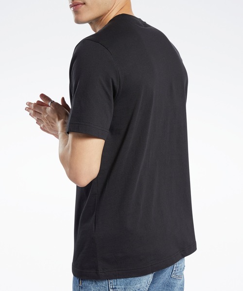 Reebok(リーボック)の「クラシックス スモール ベクター Tシャツ / Classics Small Vector Tee(Tシャツ/カットソー・メンズ・ホワイト/ブラック/ネイビー・SMALL/MEDIUM/LARGE/X-LARGE/XX-LARGE)」の9枚目の写真